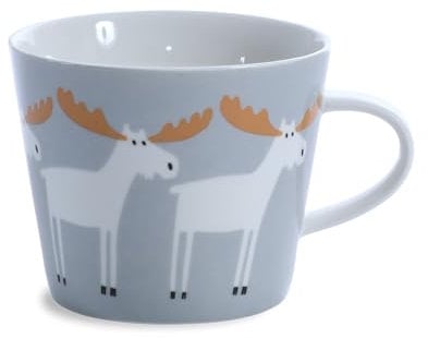 Scion Living – Keith Brymer Jones Collaboration Range – Marty Elch Keramiktasse – Ice/Spice – 350 ml