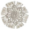Platzsets Untersetzer Rund,10.24 Böhmen Tischsets Rund Handgemachte Makramee Untersetzer Set,Boho Reine Baumwolle Braid Makramee Cup Mats Table Decor (1er/Set)