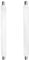 6W S15s LED Light Bulb 284mm, Led Strips Light Cold White 6000K, 60w s15 Tubular Lampt Replacement for Mirror Ligh, Wall Light, Bathroom Shaver Light(2-Pack)