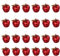 BESPORTBLE 24STK Weihnachtskugeln Kunststoff Rot - Weihnachtskugeln WeihnachtsdekoUnzerbrechlich Weihnachtsbaumschmuck Weihnachtsdeko zum Weihnachtsbaum für Drinnen und Draußen