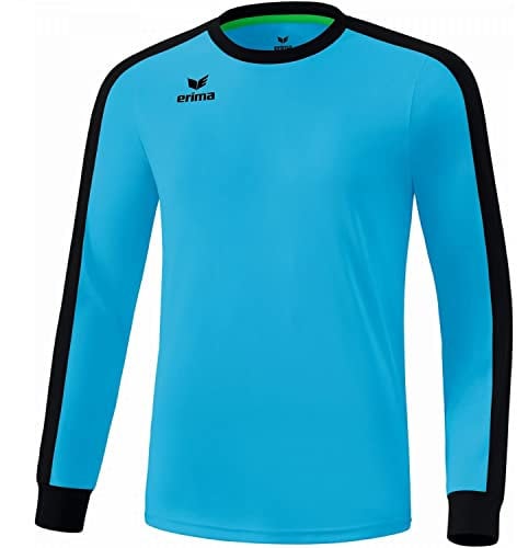 Erima Unisex Children's Retro Star T-Shirt, Unisex_Child, T-Shirt, 3142110, Curacao/Black, 164 (EU)