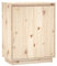 vidaXL Sideboard mit Türen Kommode Anrichte Schrank Beistellschrank Mehrzweckschrank Standschrank Holzschrank 60x34x75cm Massivholz Kiefer