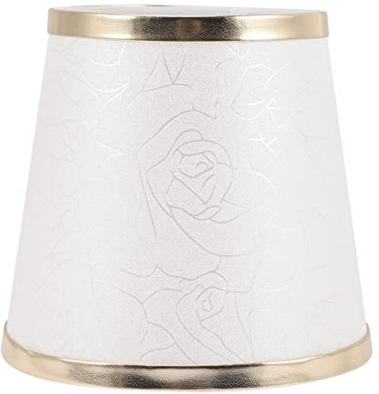 OSALADI Abat- Jour en Tissu: Petit Abat- Jour Abat- Jour en Maille Transparente pour Lampe de Table Clip sur Le Couvercle Du Lampadaire Abat- Jour pour Plafonnier Suspendu Doré