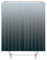 EHOMERY Duschvorhang Leinen Duschrollo Schnelltrocknend Gradient Polyester Schwarzgrau Rostfreie Ösen Und 12 Hakenringe, 140X180Cm