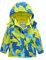 Jungen Wasserdichte Skijacke mit Kapuze Winddichte Fleece Schneejacke Kinder Outdoor Bergsteigen Trekking Regenjacke Ski Winterjacke Schnee Snowboard Wintersport Softshell Warm Mäntel Gelb Blau 152