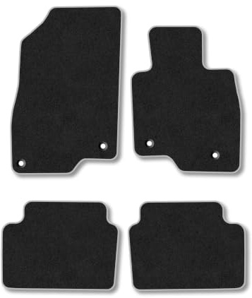 Mazda 6 (2013-2022) [Estate] Carpet Car Mats | Grey Edge Trim Tailored Fit Floor Mats Full Coverage Protection Accessories Easy Clean Anti Slip Made in the UK