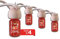 Bali Fragrances Pack de 4 Désodorisants Fraise 6 ml 0% alcool, absorbe les mauvaises odeurs de votre véhicule