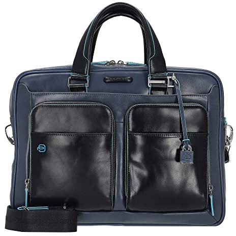 Piquadro Blue Square Aktentasche III Leder 39 cm Laptopfach