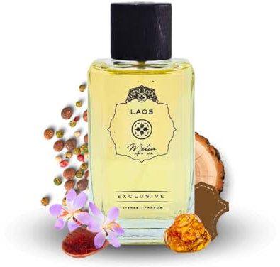 Laos Eau de Parfum - orientalischer Herrenduft, sinnlich und geheimnisvoll, mit würzigem und holzigem Aroma - Melia Parfum - 100 ml