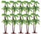 Modèle de Palmier de Coco Plastique Mini gâteau Arbre Topper Paysage Bricolage pour la décoration Jardin fées Plantes artificielles 10pcs