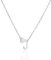 HSWYFCJY Halskette Damen Silber Herz Kette mit Buchstabe J 316L Edelstahl Initialen Anhänger Verstellbar Namenskette 45+5cm Personalisierte Schmuck Geschenke für Frauen Mädchen