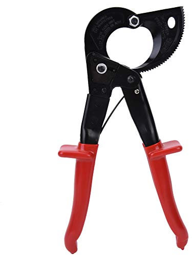 YUMILI Pelacables, Pelacables Multifuncional Trinquete Cortador De Cables De Aluminio Herramienta Manual Para Cortar Para Un Corte Limpio Y Suave