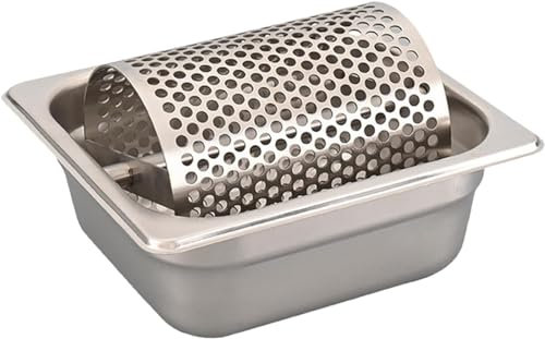 YSOLDA Rodillo de mantequilla de acero inoxidable/esparcidor de mantequilla duradero portátil/cúpula de fusión de queso/rodillo de mantequilla profesional para queso al aire libre