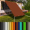 Sonnensegel 3 x 4 m mit Ösen Und Befestigungsseile Schattiernetz Witterungsbeständig Und Reißfest für Terrasse Balkon Garten im Freien, Rostrot