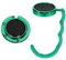 kwmobile 2 Porte Sac à Main Table - Gadget Accroche Sac a Main pour Table Bureau - Support Crochet en Métal Pliable - pétrole