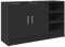vidaXL Mobile Lavabo Nero 90x29x55 cm in Truciolato, Mobile Bagno, Mobile Contenitore Bagno, Mobile sottolavabo Bagno, armadietto Bagno