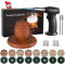 Yecuip Kit fumoir à whisky avec torche Bourbon Cocktail Smoker Cadeau pour papa, mari - 8 saveurs - Copeaux de bois à l'ancienne - Cadeau pour homme (sans butane)