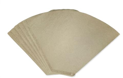 5 Size 6 Coffee Filter Paper Cones - Brown