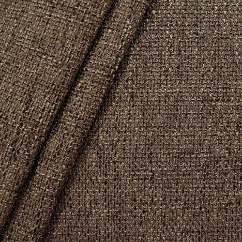 STOFFKONTOR Polsterstoff Möbelstoff Bouclé Optik Stoff - Meterware, Farbe Dunkel-Braun - für Polsterarbeiten