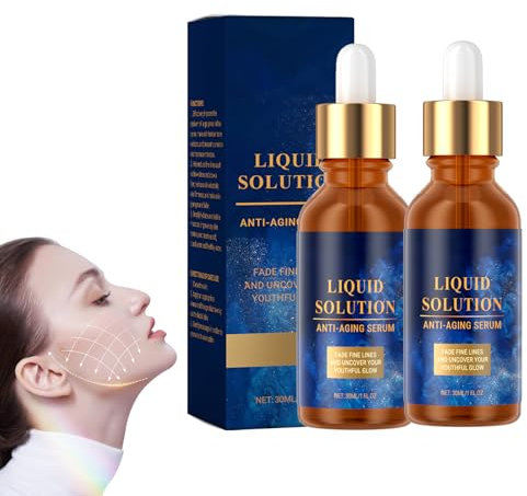 2 Stück Olavita Serum Das Original, Bo-tox Serum Soforteffekt Gesicht, Verbessert Die Hautelastizität,Reduziert Falten,Olavita Lifting Liquid das Original Geeignet für Alle Hauttypen