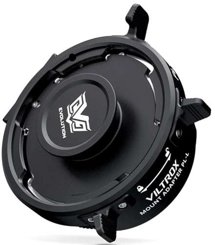 VILTROX PL-L Objektivadapter mit Sicherheitsschloss für PL Mount Objektiv auf L Mount Kamera Panasonic S1 S1R S1H S5/Leica SL SL2 CL TL/Sigma fp L
