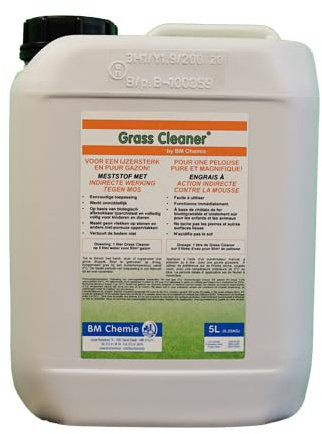 Anti-Moos in Gras und Rasen - Grass Cleaner® 5L - BM Chemie