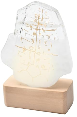 Wettervorhersage – Oracle Storm Glass, Wetterstation Weather Storm Glass | Schreibtischdekoration, Schutzglas, Valentinstagsgeschenke für Ihn,