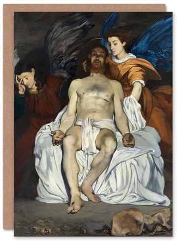 Artery8 Edouard Manet Art Card The Dead Christ with Angels
