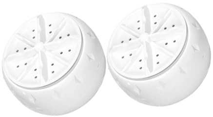 COLLBATH 2 Pezzi lavatrice lavastoviglie portatile mini lavastoviglie per lavello lavamani a induzione elettrica rondella turbina lavanderia portatile mini lavastoviglie USB plastica bianca