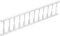 BESPORTBLE 1Pc Mini Handrails for Dollhouse Decor Vivid Railing Model Miniature Furniture for Photography Props