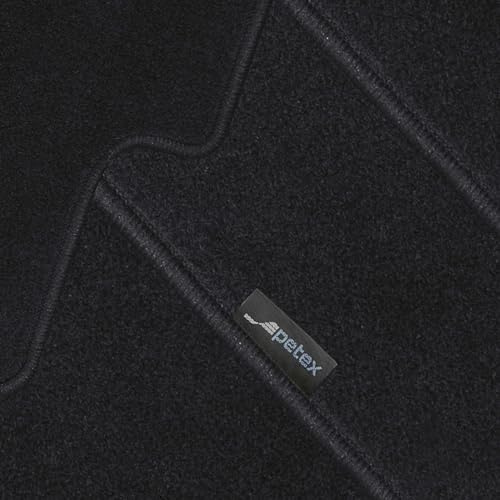 PETEX Auto Fussmatten Passform für Peugeot 5008 Hybrid ab 10/2024, Autoteppich Set in Velours - ROYAL Graphit, 4-teilig
