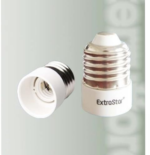 TEKHOME 12 Pezzi Adattatore per Lampadina da E27 a E14, Convertitore Attacco E27/E14, Compatibile LED e Incandescenza, Colore Bianco– D-E27-E14
