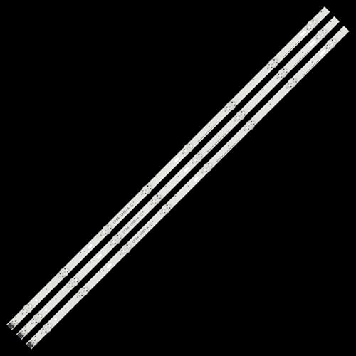 HCGX LED Backlight Strips for 43-inch TV, 3-Piece Kit Replacement for 43UH6030 43UF6400 43UH610V HC430DGN-SLNX1 Repair Parts