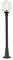 Konstsmide Orion 498-750 Wegeleuchte / B: 25cm T: 25cm H: 118cm / 1x60W / IP44 / lackiertes Aluminium / matt-schwarz