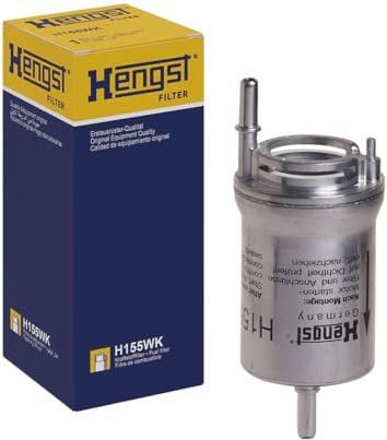 HENGST - Kraftstofffilter H155WK - Hochwertiger Kraftstoff-Leitungsfilter für KFZ - Entfernt Staub und Schmutz aus Otto- oder Dieselmotoren - Schützt das Einspritzsystem