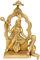 Exotic India mahavidyas bagalamukhi (selten Statue) – Messing Statue