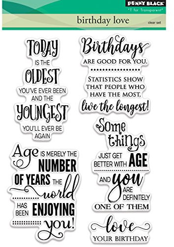Penny Black Transparentes Stempel-Set, 12,7 x 17,8 cm