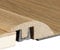 Solid Oak Ramp Reducer Bar for Door Thresholds 14 mm to 18mm Floors (Unfinished 0.9m)