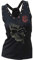 Morbuy Women's Tanks Tops, Sleeveless Casual Gothic Skulls Printed Rock Punk Vest Tee Top Blouse Sport Tshirt (M, Black Flower)