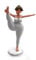 Gall&Zick Yoga Figuren Dekofigur (stehend weiß)