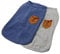 YAODHAOD Hundehemd für Kleine Hunde, Hundekatzen Kleidung, blau und grau, Baumwolle für kleinen Hund und Katze (2er Pack) (XL-Geeignet für Schräbischer und Corgi, Blau und grau)