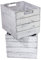 Moooble 2er Holzkiste Vintage für Kallax Regale weiß/weiss 33cm x 37,5cm x 32,5cm Einlagekiste Einsätze shabby chic Weinkiste Expedit Einsatz Aufbewahrungskiste Obstkisten DIY