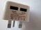 Replacement for 5V 2A 2000mA Double USB Port Plug White UK Mains AC Power Adapter Charger
