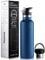 Sivaphe Water Bottle Insulated Double Walled Drink Flasks Bottle for Sports Outdoor, Stainless Steel Vacuum, Leak-Proof, with lids and Straw, 750ml, Blue