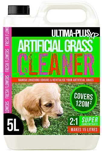 ULTIMA-PLUS XP Artificial Grass Cleaner - Perfect for Pet Owners to Deodorise and Clean AstroTurf - Fresh Flowers Fragrance (5 Litres)