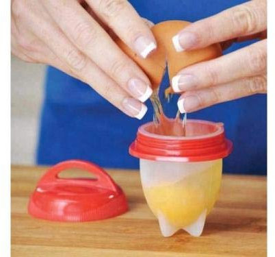 Silicon Egg Boiler Cups - Pack of 6
