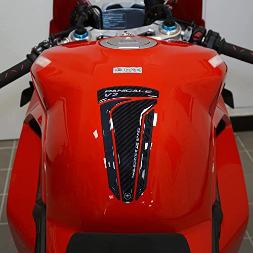 labelbike - 3D Sticker Tank Pad Motorrad Tankschutz kompatibel mit Ducati Panigale V2 2020-2022