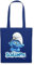 Spreadshirt Die Schlümpfe Schlaubi Schlumpf Logo Stoffbeutel, One size, Royalblau