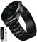 YABZOZ Cinturino di ricambio in acciaio inox metallo compatibile con Huawei Watch GT 2 46mm GT 3 46mm GT 3 Pro 46mm GT 3 Pro 46mm nero