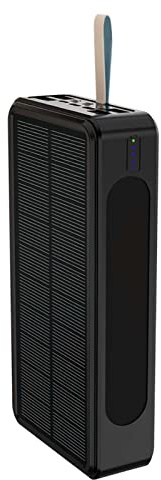 Tumotsit Solar Power Bank 500000mah, Waterproof Power Bank Fast Charging Portable Charger With LED Flashlights, Drop-resistant Wireless Power Bank Portable Powerbank For Indoor Outdoor